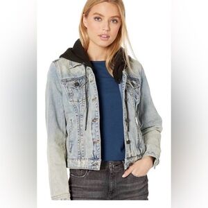 Blank NYC Jean Jacket w Black Hood